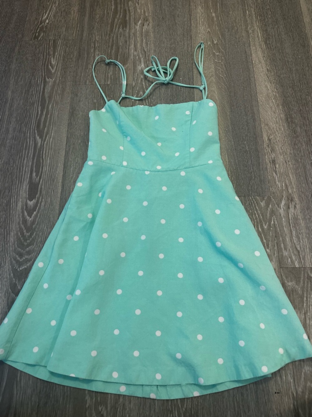Zara Polkadot Mini Dress - Picture 2 of 3